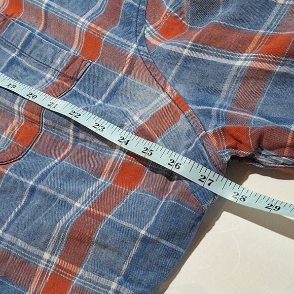 Lucky Brand Shirt Women's 3X Indigo Blue Classic Coastal Cowgirl BohoWestern - Picture 5 of 8